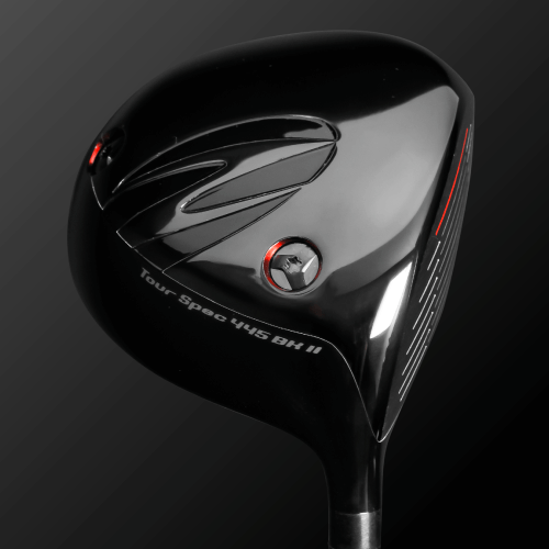 Zodia 445BK II golf club head, featuring full titanium construction and adjustable weight for customizable performance.