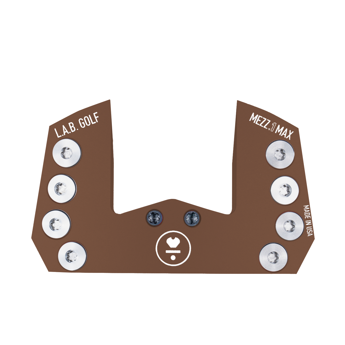 L.A.B. Golf MEZZ.1 MAX custom putter head showcasing its unique winged design and Lie Angle Balance technology.