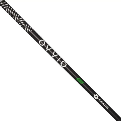 OVVIO Green Seamless Wood Shaft by GEARS, designed for optimal performance and fit with advanced filament winding.