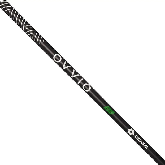 OVVIO Green Seamless Wood Shaft by GEARS, designed for optimal performance and fit with advanced filament winding.