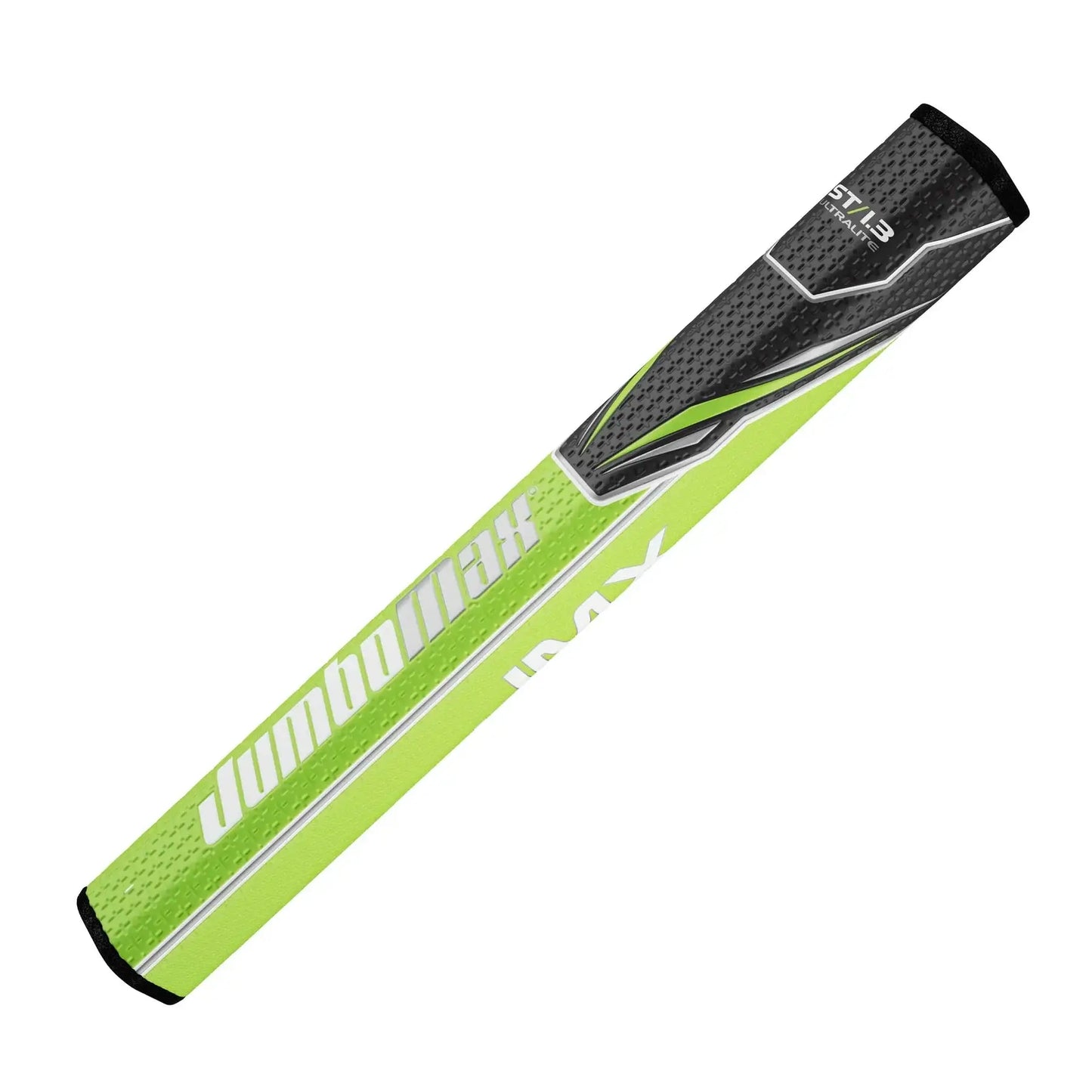 JumboMax ST/1.3™ Jumbo Putter Grip in green and black showing texture and design details.