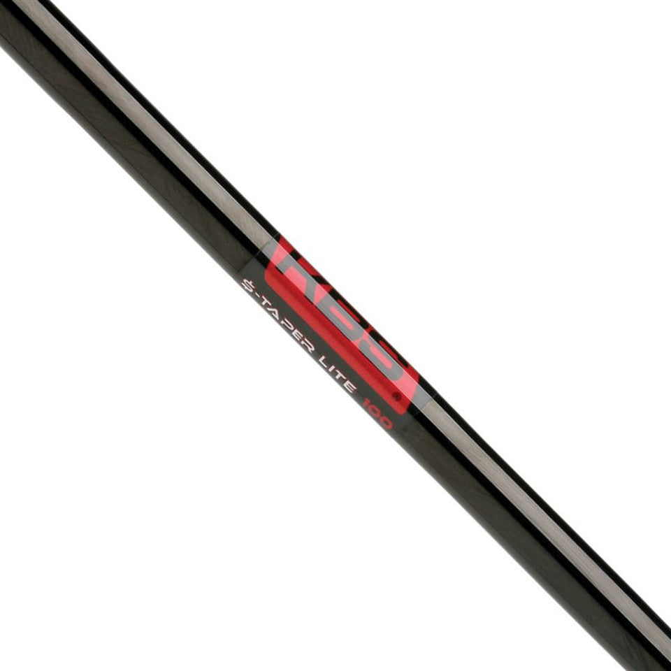 KBS $-Taper Lite Black PVD Iron Shaft .355 showcasing lightweight design for enhanced ball flight and performance.