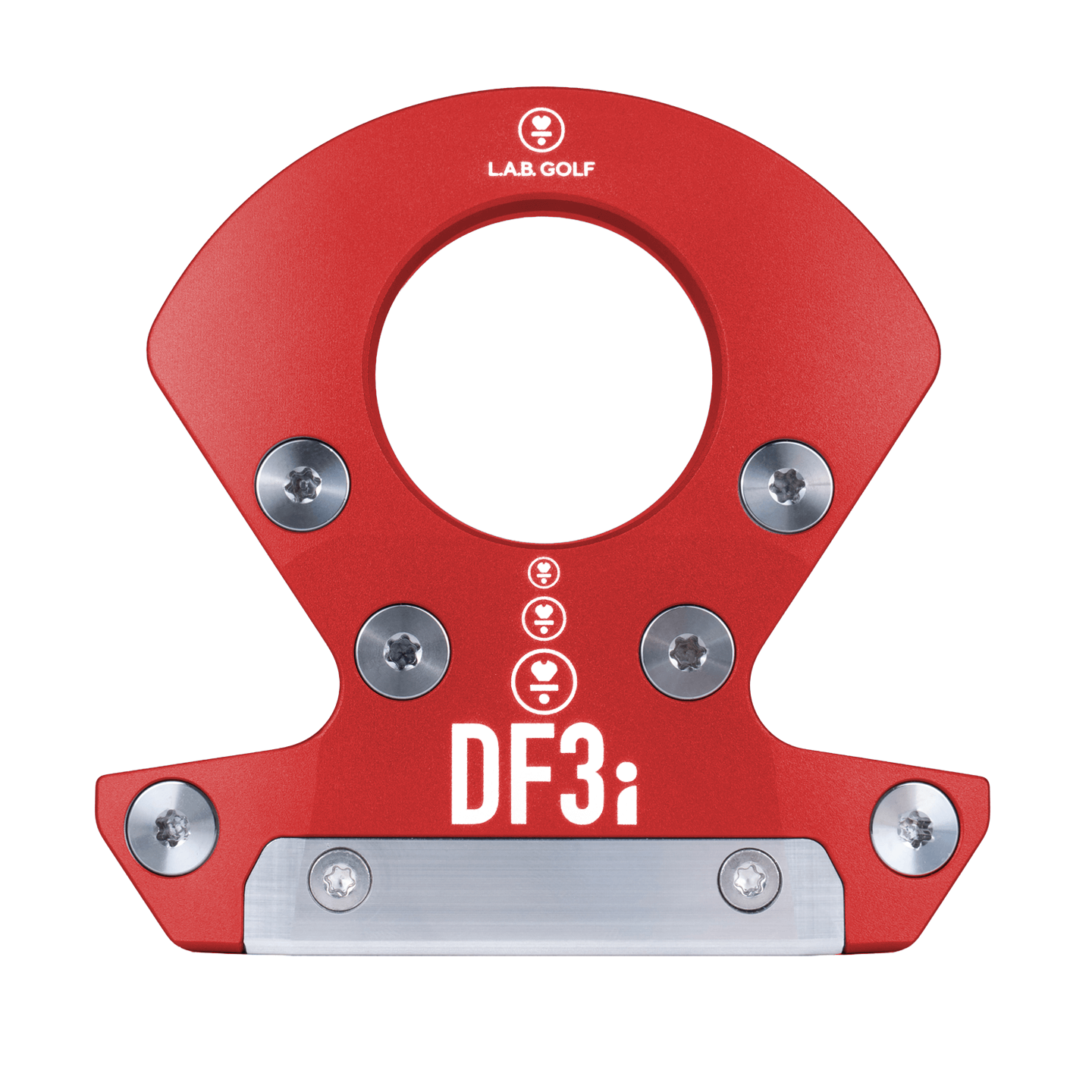 L.A.B. Golf DF3i Custom Putter, featuring a stainless steel insert for faster ball speed.