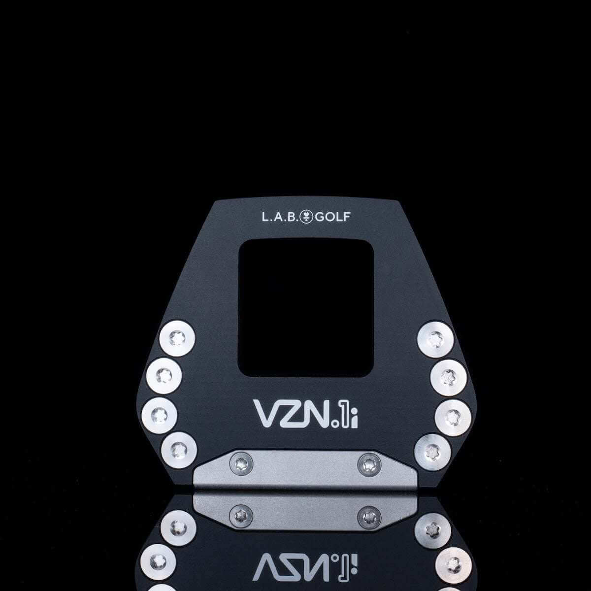 L.A.B. Golf VZN.1i Standard Putter head design with optical alignment features and distinctive shape.