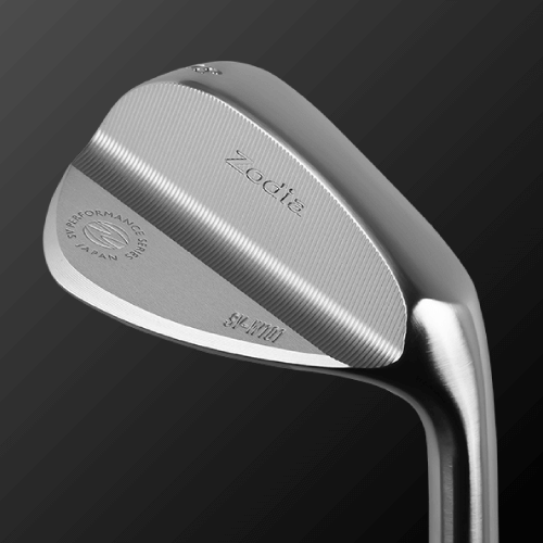 Zodia SV-W101 wedge with CNC machined face for high spin performance and smooth satin finish.