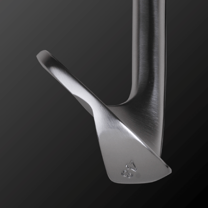Zodia SV-W101 wedge showing CNC machined face and C sole design for enhanced performance and smooth satin finish.