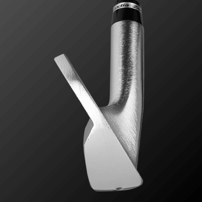 Zodia The Origin Iron Set head showcasing its sleek design and muscle back construction for precise golf performance.