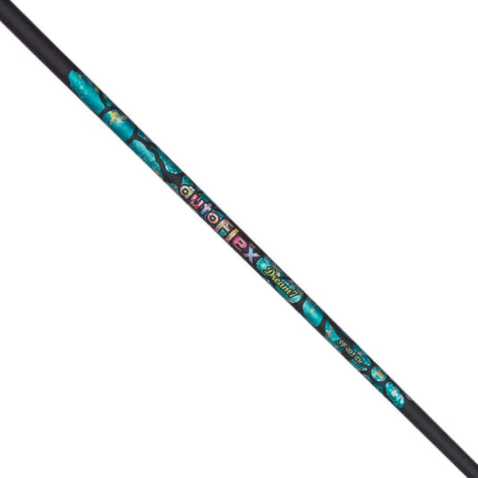 autoFlex Dream 7 Driver Shaft showcasing its vibrant design and quality construction for golf enthusiasts.