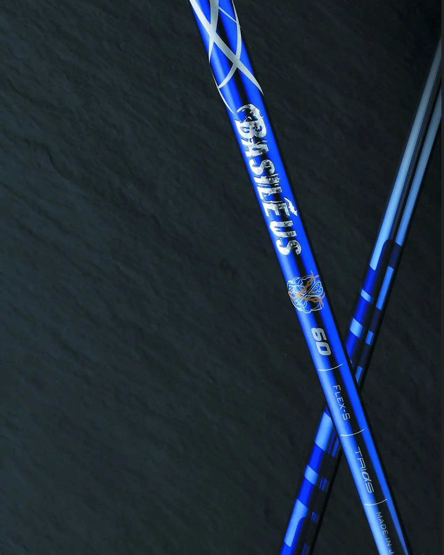 Basileus α Alpha Ⅱ Shaft featuring a sleek blue design, showcasing lightweight and advanced materials for optimal performance.
