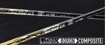 Basileus Boron UT Rev.2 utility shafts showcasing full-length boron composite construction for enhanced performance.