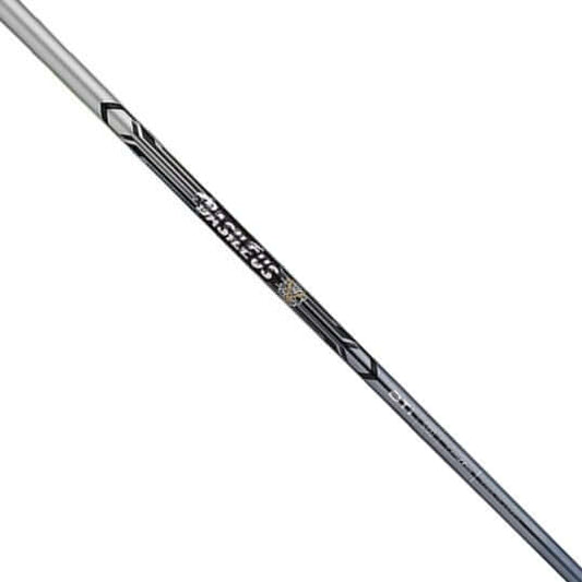 Basileus BTi Iron Shaft showcasing the innovative FlatFlex design for uniform flex and high tip rigidity.