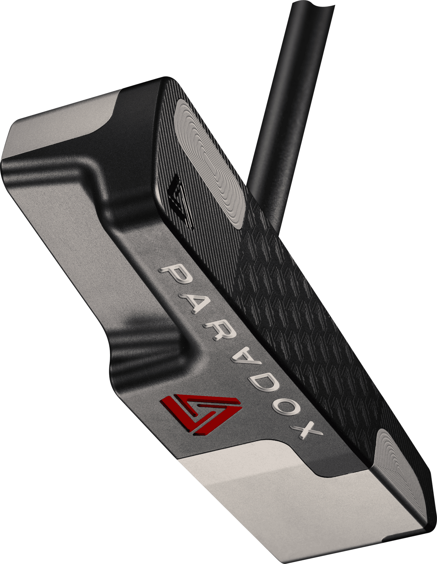 BGT Paradox Blade Putter showcasing advanced design and Principal Axis Technology for optimal performance.