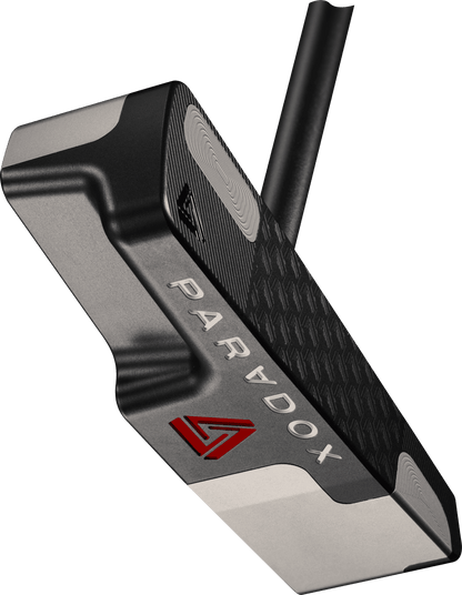 BGT Paradox Blade Putter showcasing advanced design and Principal Axis Technology for optimal performance.