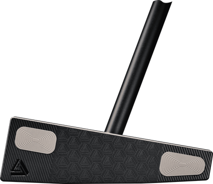 BGT Paradox Mallet Putter with a textured black face and a sleek design for enhanced accuracy in golf.