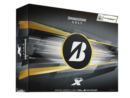 Bridgestone 2026 TOUR B X Mindset Golf Balls (12 Pack) box with innovative design and features.