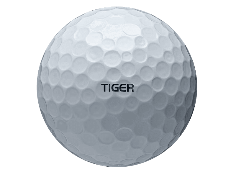 Bridgestone TOUR B X Tiger Woods Edition golf ball featuring the TW logo, designed for distance and control.