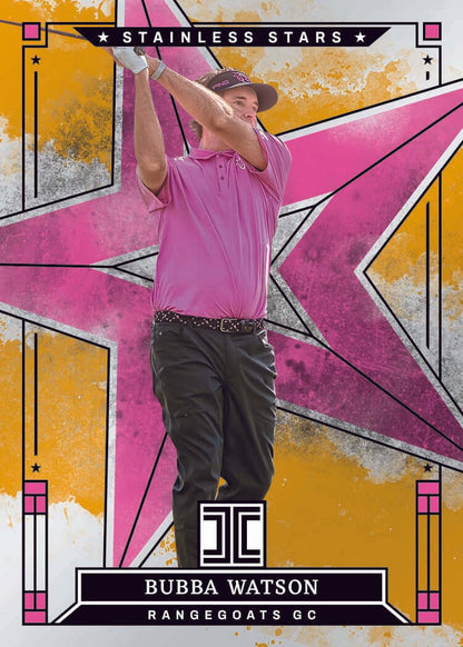 2025 Panini Impeccable LIV Golf Hobby Box (Pre Order) Bubba Watson Stainless Stars card image
