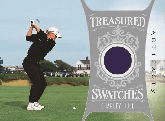 2026 Upper Deck Artifacts Golf Hobby Box (Pre Order) featuring Charley Hull Treasured Swatches card.