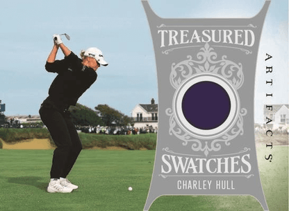 2026 Upper Deck Artifacts Golf Hobby Box (Pre Order) featuring Charley Hull Treasured Swatches card.