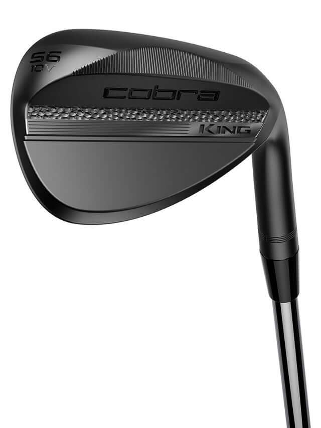 KING Black Wedge featuring COBRA technology and redesigned Speed Notch, perfect for precision shots around the green.