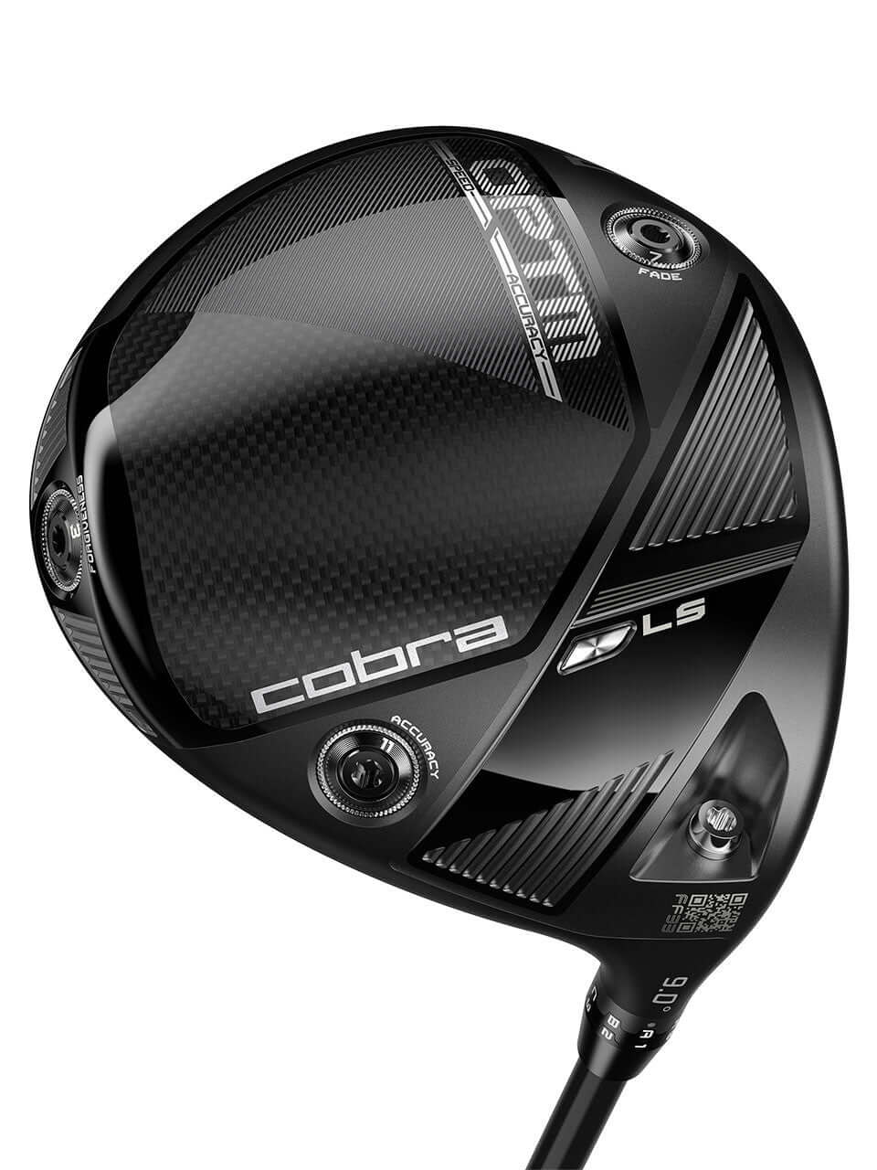 OPTM LS Driver showcasing a sleek black design with optimized features for maximum speed and precision in golf.