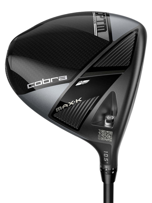 OPTM MAX-K Driver head showcasing advanced design and technology for maximum stability and forgiveness.