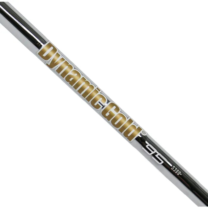 Close-up of True Temper Dynamic Gold 95 Iron Shaft .355, showcasing the lightweight design and smooth finish.