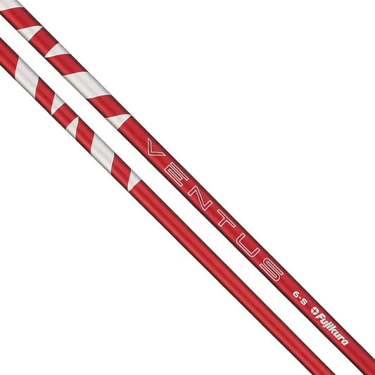 Fujikura 2024 Ventus Red wood shaft featuring new VeloCore+ technology, comes assembled with free adapter and grip.