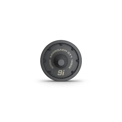 Garmin Approach CT1 club tag for golf with 9-iron grip for easy shot tracking and distance measurement.