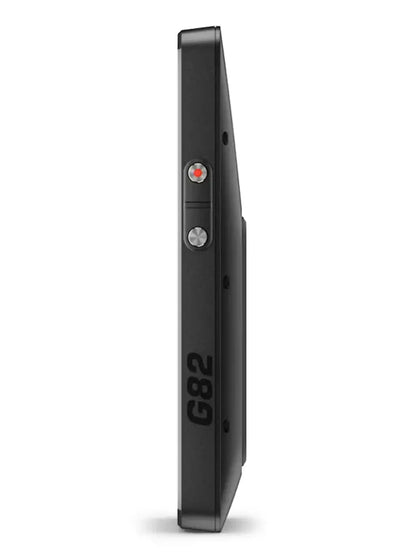 Side view of Garmin Approach® G82 GPS & Launch Monitor showcasing its sleek design and features.