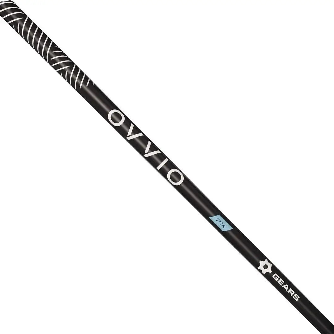 OVVIO blue seamless wood shaft designed for optimal performance with GEARS analytics.