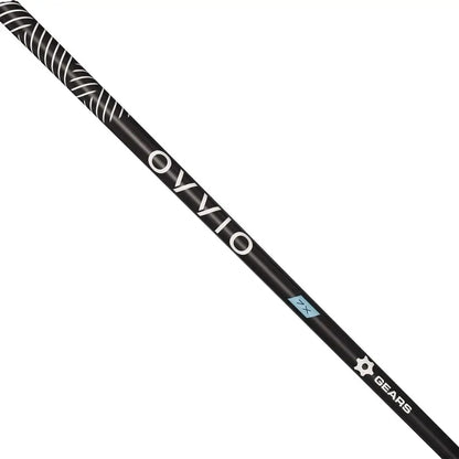OVVIO blue seamless wood shaft designed for optimal performance with GEARS analytics.