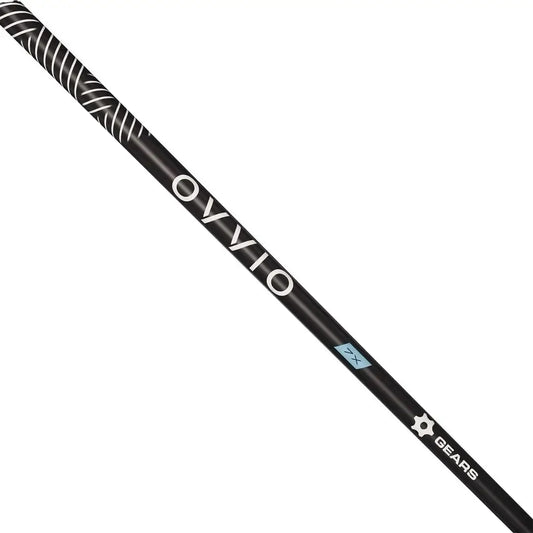 OVVIO blue seamless wood shaft designed for optimal performance with GEARS analytics.