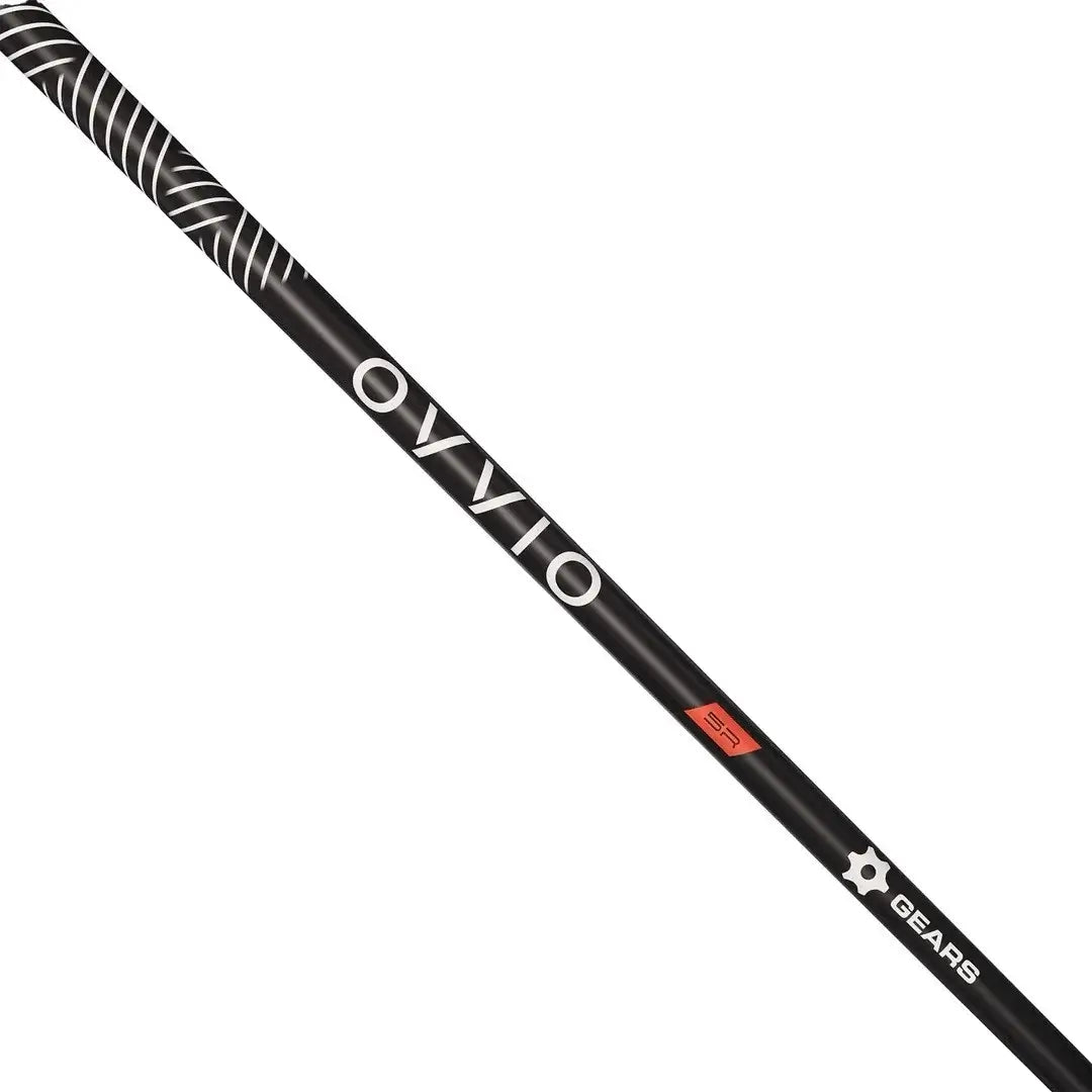 OVVIO Red Seamless Wood Shaft by GEARS, designed for superior performance and fit, showcasing advanced filament winding technology.