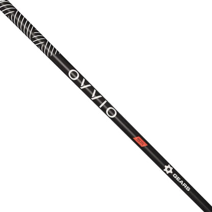OVVIO Red Seamless Wood Shaft by GEARS, designed for superior performance and fit, showcasing advanced filament winding technology.
