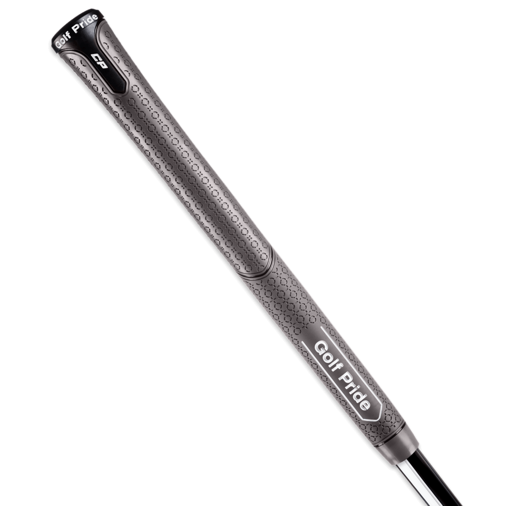 Golf Pride CP Series grip highlighting soft rubber and Plus4 Technology for enhanced comfort and performance.