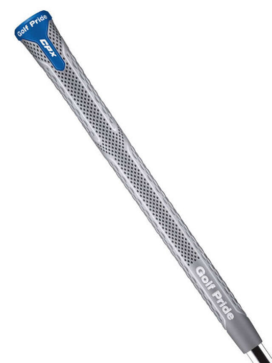 Golf Pride CPx grip featuring soft performance, diamond-quilted pattern for comfort and vibration reduction.