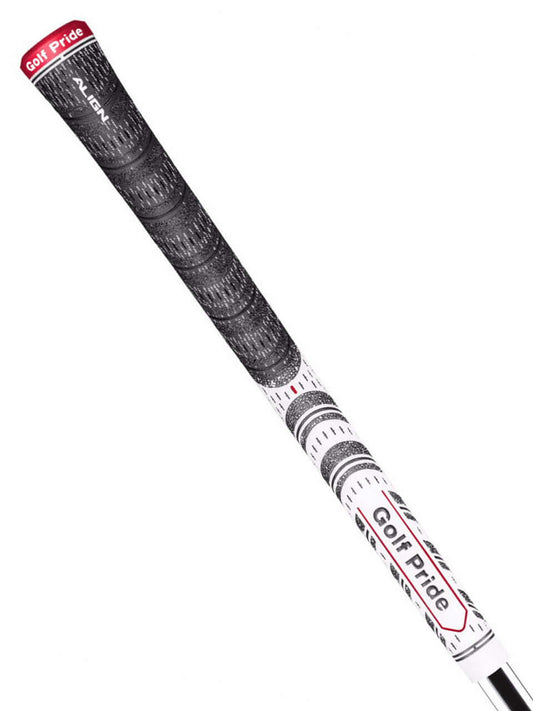 Golf Pride MCC ALIGN golf grip featuring raised ridge for consistent hand placement and improved clubface awareness.