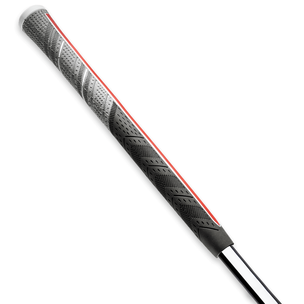 Golf Pride MCC Plus4 Align Max hybrid grip showing raised ridge technology for enhanced comfort and control.
