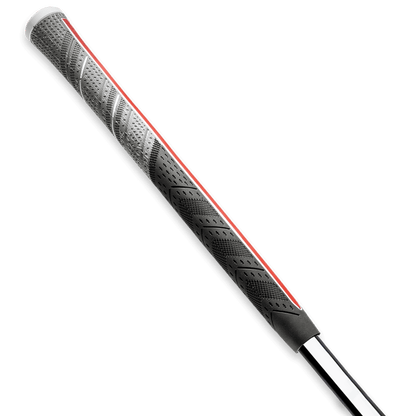 Golf Pride MCC Plus4 Align Max hybrid grip showing raised ridge technology for enhanced comfort and control.