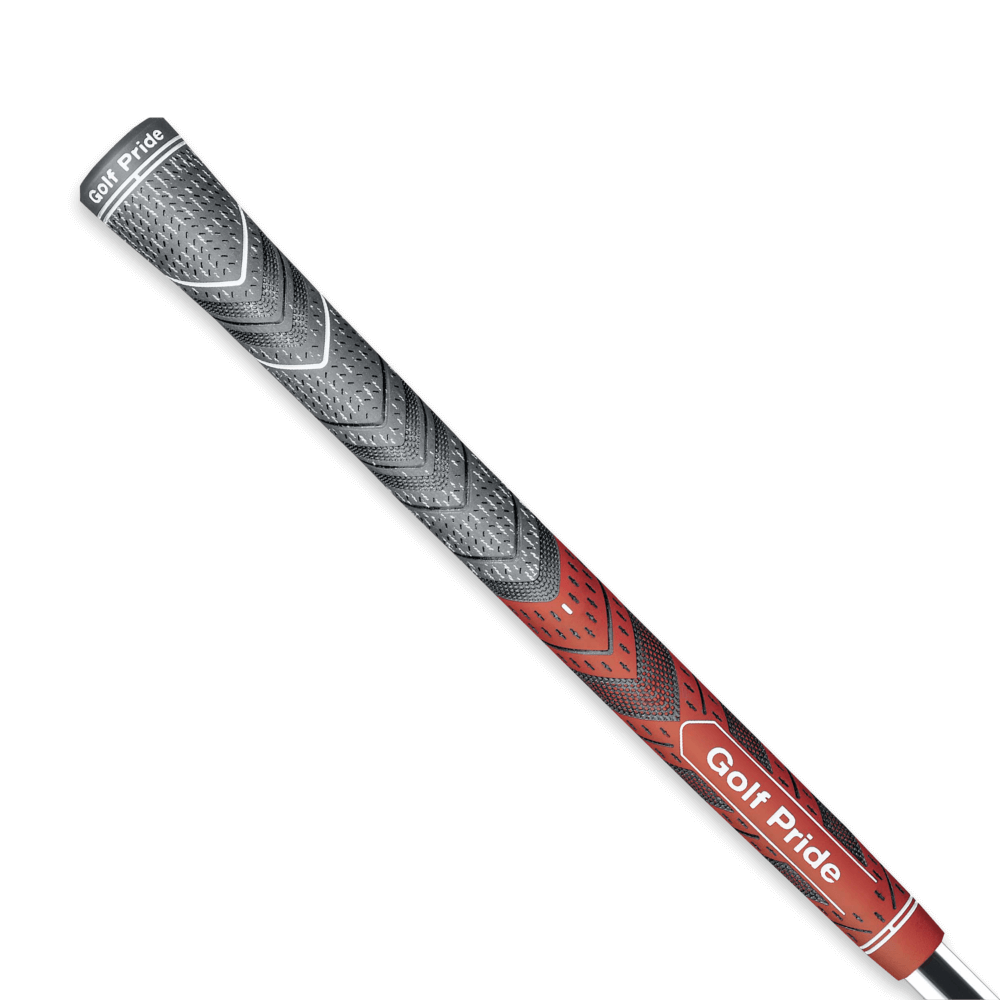 Close-up of a Golf Pride MCC Plus4 Grip with hybrid design for enhanced performance and comfort.