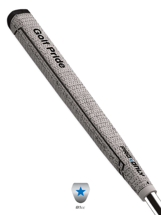 Golf Pride Pro Only Cord putter grip showcasing modern design and brushed cotton for maximum control and feedback.