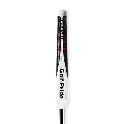 Golf Pride Reverse Taper putter grip featuring a flat design for optimized putting strokes and enhanced feel.