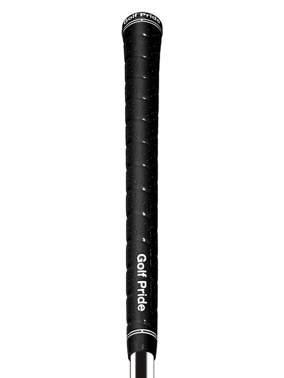 Golf Pride Tour Wrap 2G black grip showcasing enhanced tackiness and soft feel for optimal performance.