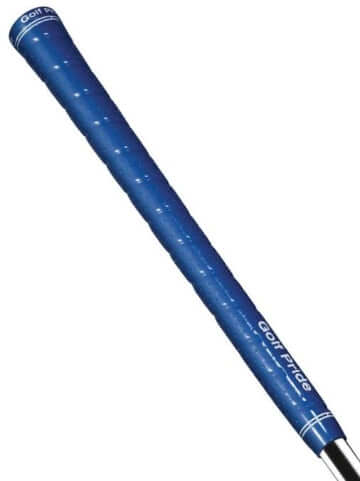 Golf Pride Tour Wrap 2G golf grip in blue, featuring enhanced tackiness and soft material for superior feel.