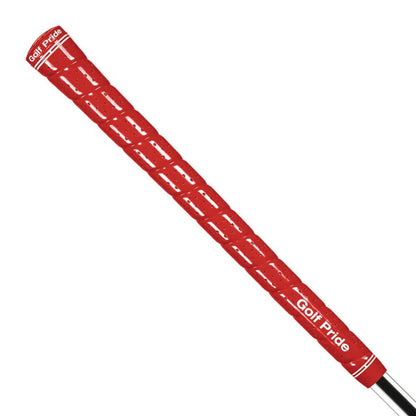 Golf Pride Tour Wrap 2G red grip, enhanced tackiness and soft feel for premium performance.