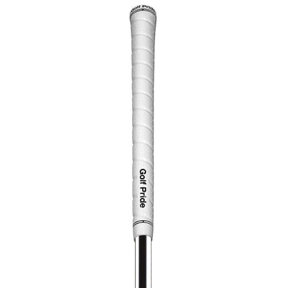 Golf Pride Tour Wrap 2G golf grip in white, featuring soft feel and high-tack rubber for enhanced performance.