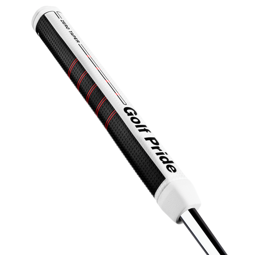Close-up of the Golf Pride Zero Taper Putter Grip showcasing its textured surface and design for enhanced putting confidence.