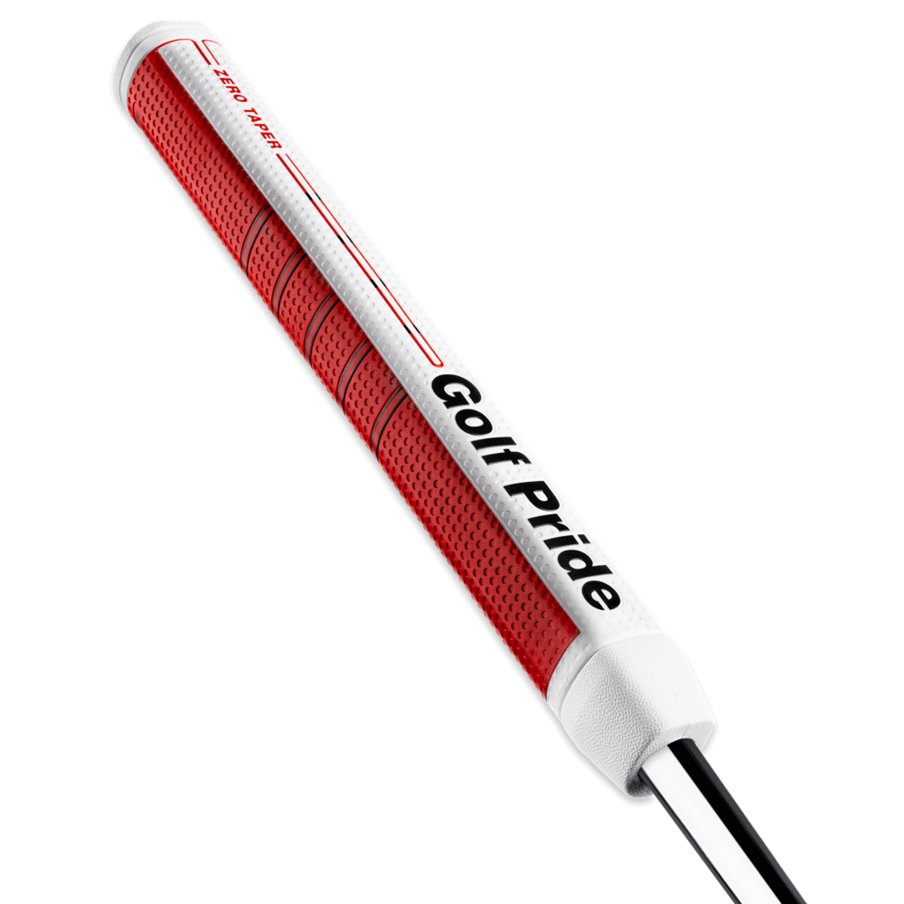 Golf Pride Zero Taper Putter Grip with soft tacky texture and flat paddle design for better feel and confidence.