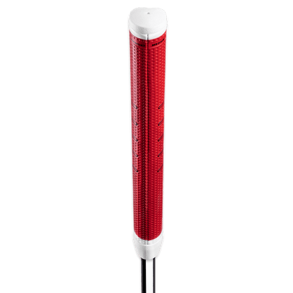 Golf Pride Zero Taper Putter Grip in red with a flat front paddle design for confident putts.
